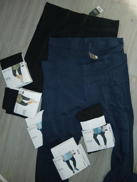 3/4 bavlnene leginy, dlhé legíny kus 5e, esmara,48 / 52 / xl