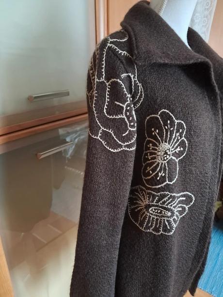 Dámsky hnedý kabát, 38