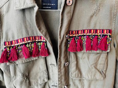 Army bunda bershka, bershka,xs