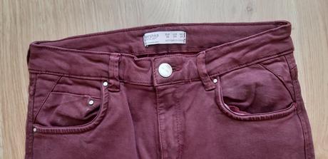 Bordové rifle bershka, bershka,36