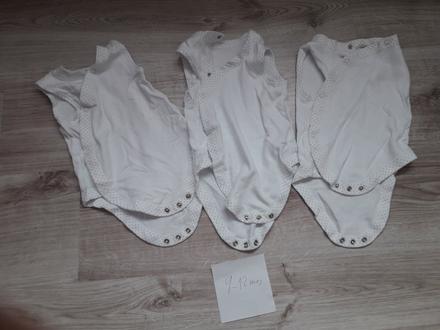 Body bez rukávov - 3 ks, f&f,80