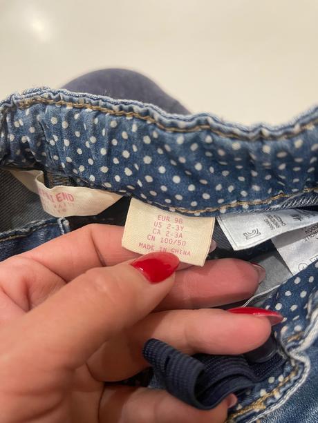 Rifle pre dievčatko 2-3 roky, h&m,98