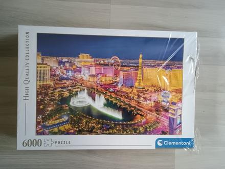Puzzle clementoni 6000 ks las vegas, 