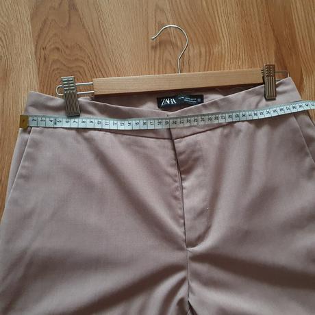 Pudrovo ružové nohavice, zara,l