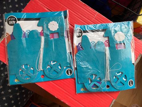 Girlanda vláčik 2 ks, 