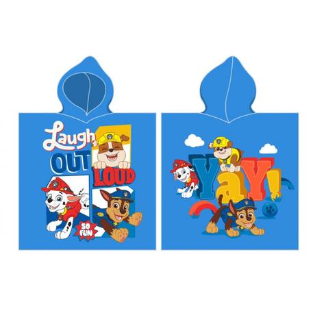 Pončo 55/110cm paw patrol, 