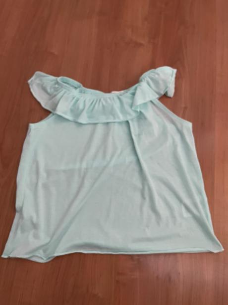 Tričko s volánom 112/128, h&m,122
