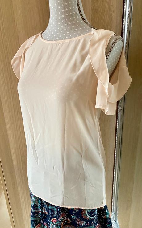 Blúzkové tričko cold shoulder s volánmi, orsay,34