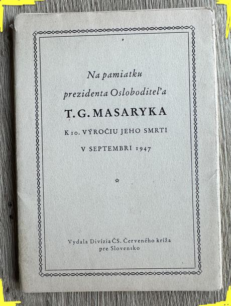 T.g.masaryk 1947 pohľadnice za 5eur,