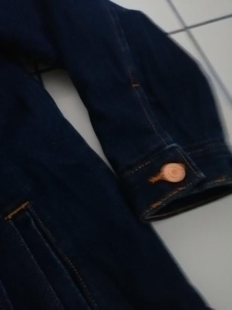 Dámska zateplene riflova bunda, l