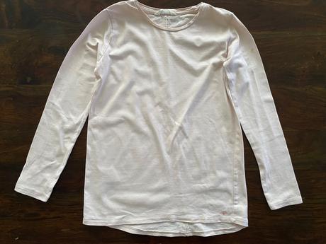 Bledoruzove basic tricko, mango,128