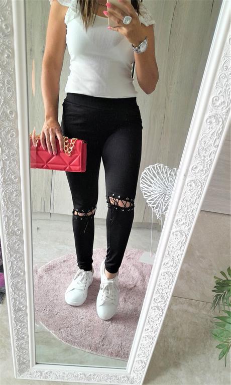 Legíny s otvormi na kolenách-m, m