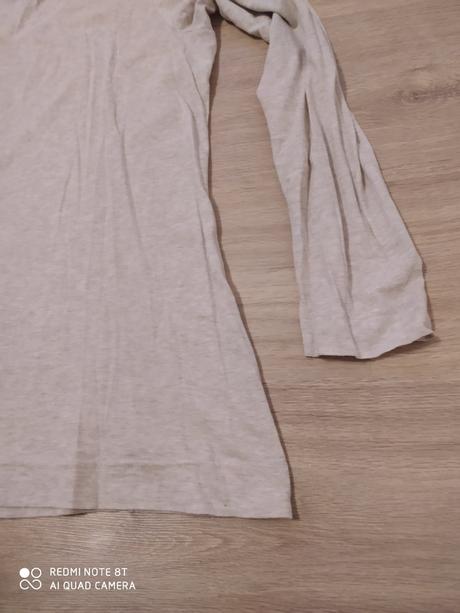 Béžové tričko s dlhým rukávom, xl