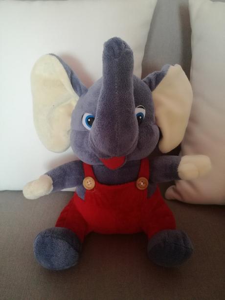 Plyšák sloník a macko,