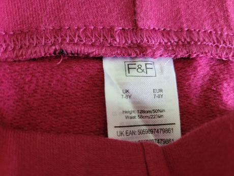 Teplé legíny ff-2 kusy-veľ.128-super stav, f&f,128