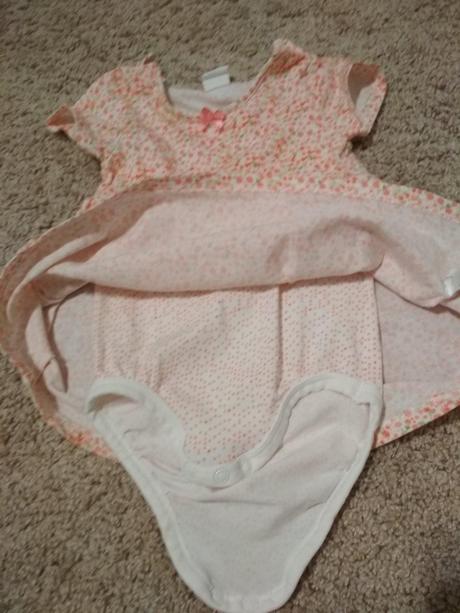 Šaty - body, h&m,68