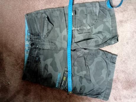 Plátené vzdušné maskáčové kraťasy, next,134