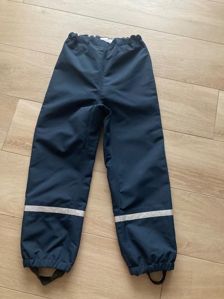 Nepremokavé nohavice top stav, h&m,128