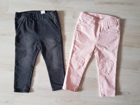 Nenosene riflove leginky, h&m,80