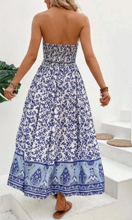 Šaty dlhé vzorované poštovné zdarma, l / m / s / xl