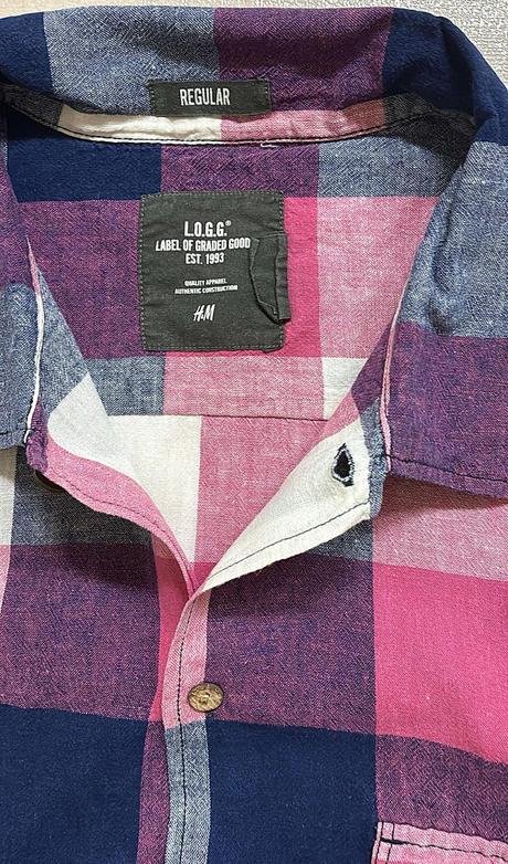 Pánska košeĺa s krátkym rukávom, veĺ.xxl, zn.h&m, h&m,xxl