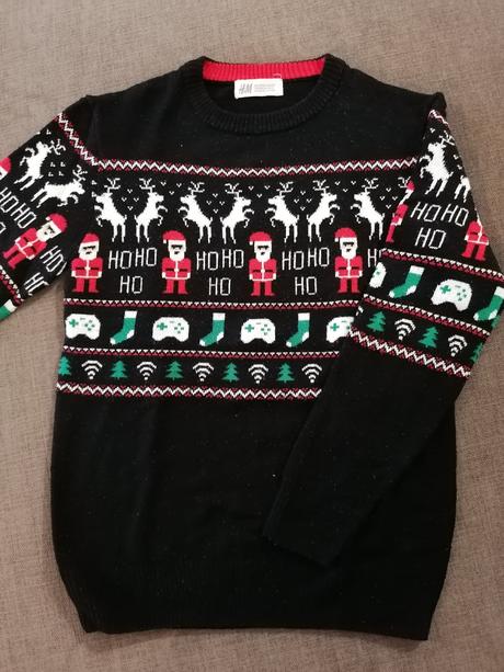 Vianocny sveter hm c. 134/140, h&m,134