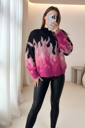 Pink flame sveter veľ.m, m