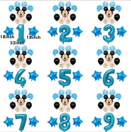 Set 14ks balonov - mickey mouse, 