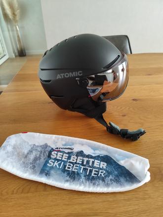 Detská lyžiarska prilba atomic savor visor xs, atomic,xs