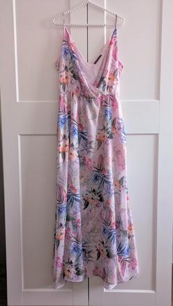 Kvetinové dlhé šaty s rozparkom mohito, mohito,l