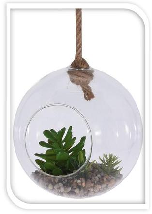Sklená guľa - aerárium,