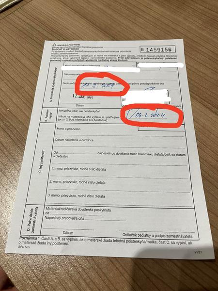 Kedy začína materská dovolenka?