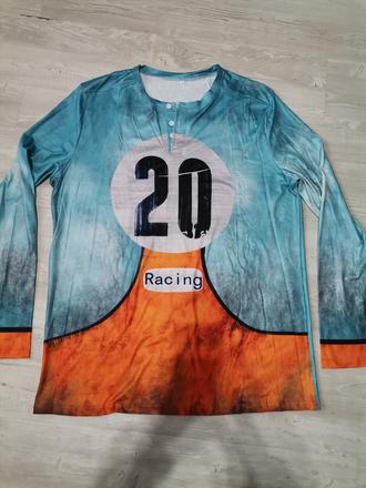 Krásne tričko s dlhým rukavom, xxxl