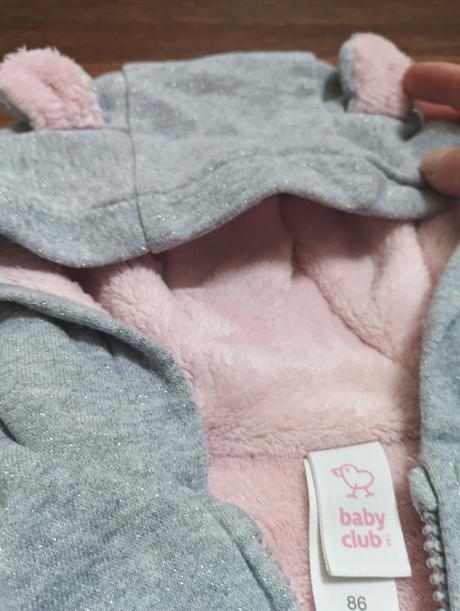 Zateplená mikina v. 86, baby club,86