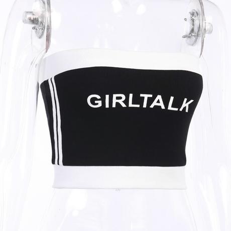 Crop top girltalk, s