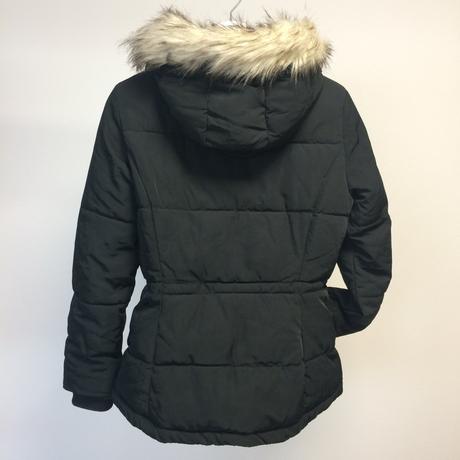 Bunda zimná čierna dámska h&m č.38, s, 165/88a,, h&m,s