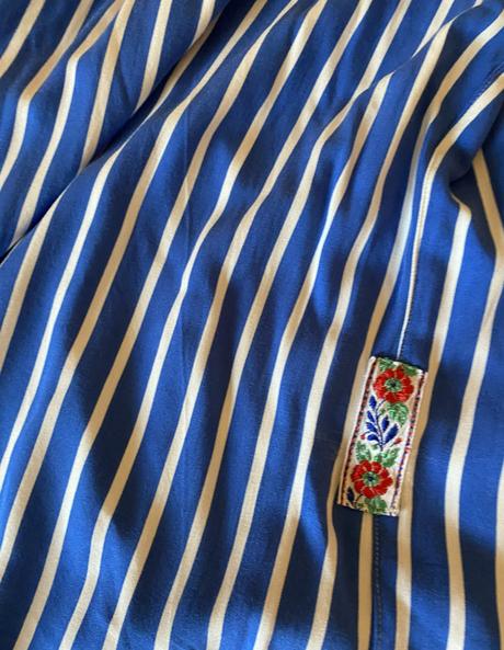 Pásiková košeľa - vrchný diel pyžama f&f v. 46, f&f,46