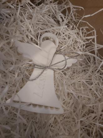 Sada veľkých vianočných anjelov. 4ks, 