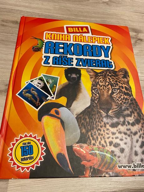 Krásna kniha nálepiek billa rekordy z ríše zvierat, 