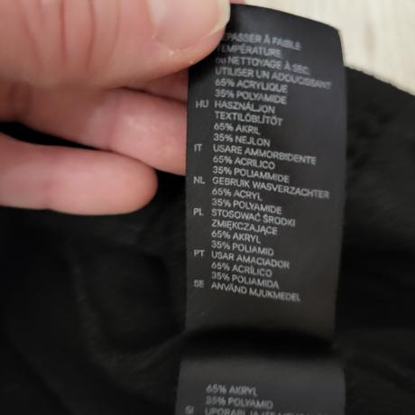 36/38 svetrikove saty s veckovym vystrihom, h&m,36