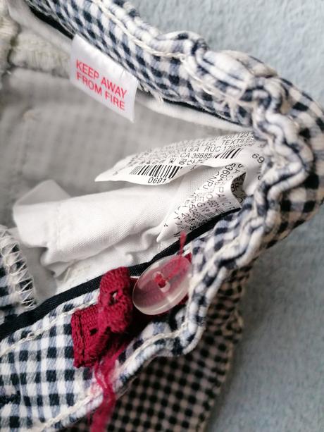 Kockove nohavice, zara,80