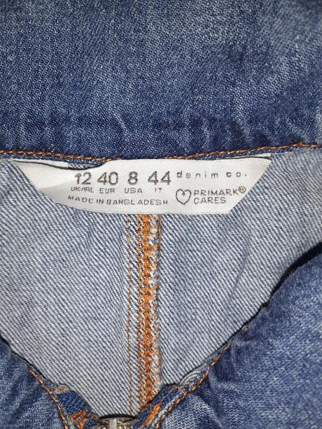 Riflove  šaty, primark,l