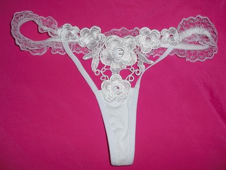 Svadobne tangaciky zdobene shein, s