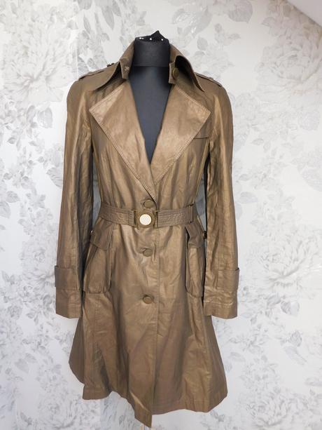 Luxusny damsky trendy trenchovy plašt, 36