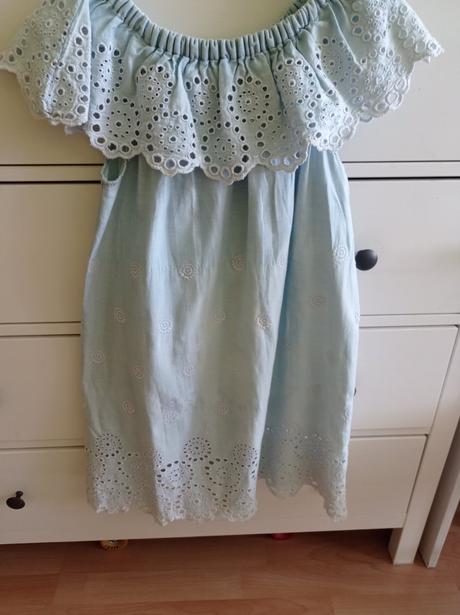 Riflové šaty, zara,140