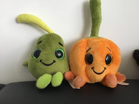 Predám plyšové hračky- tekvica a avokádo, 