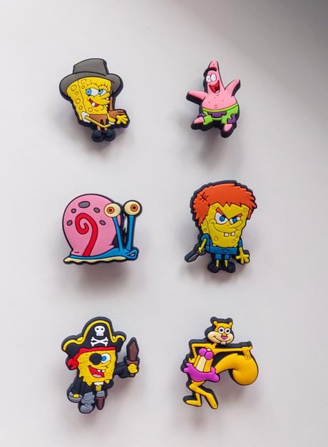 Ozdoby na crocs typu jibbitz charm spongebob, crocs,42
