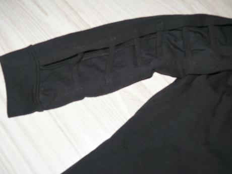Elastické čierne tričko m/l, m