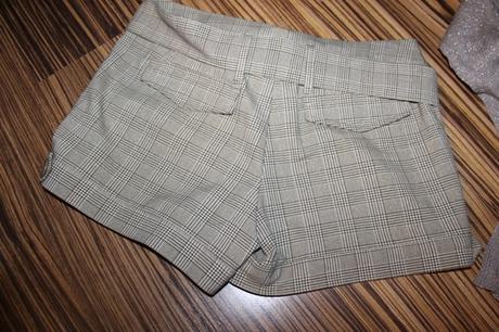 Zlaté kárované kraťasy amisu v. 36, amisu,36