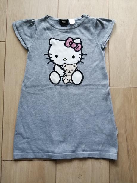 Šaty s hello kitty, h&m,110